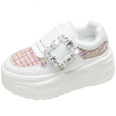 Gemstone Square Platform Sneakers