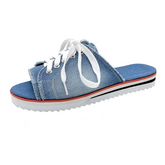 Mandinga Denim Tennis Slippers