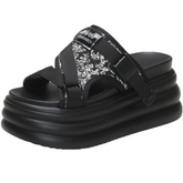 Trailblazer Peep-Toe Slippers