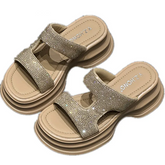 Robie Glit Platform Slippers