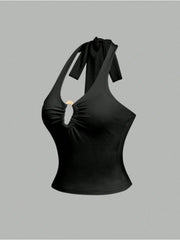 Cropped Sleeveless Tank Top