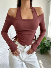 Women's 2 Piece Cropped Top