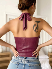 Women's Halter Neck Tank Top