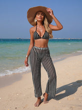 Sexy Black Striped Bikini