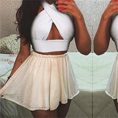Backless Cami Crop Top