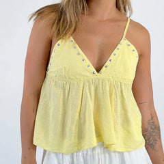 Going Out Backless Crop Tops