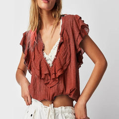 Ruffle Crop Top