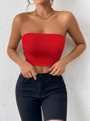 Sexy Bodycon Crop Tube Top