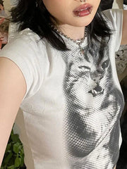 Harajuku Animal Print Crop Top