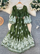 Court Artistic Print Dress