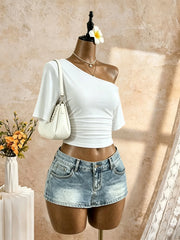 Y2K Going Out Casual Streetwear Tops