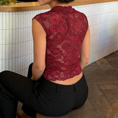 Floral Lace Tank Top