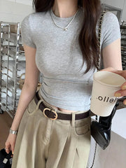 Basic Solid Crop Top