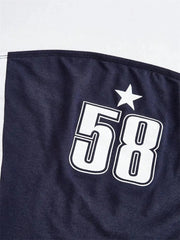 Women's Letter and Star Print Tube Top