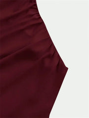 Solid Color Slim Fitted Crop Top