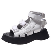Sandy Buckle Platform Sandals