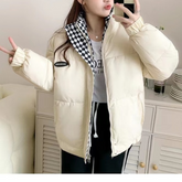 Artemis Checkered Puffer Jacket