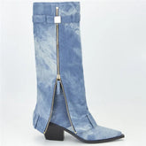 Syracuse Denim Boots