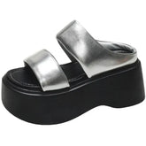 Azure Wave Chunky Sandals