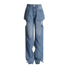 KoreStyle Hollow-Out Denim
