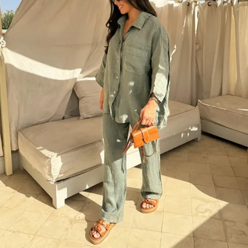 Leisure Linen Suit
