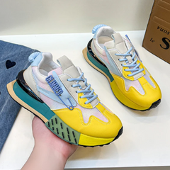 Glimmed Path Platform Sneakers