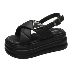 GleeGlide Platform Sandals