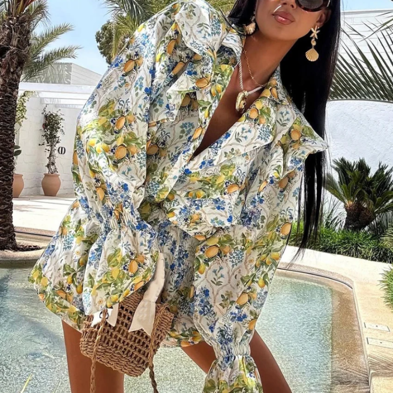 TrendTrap Shorts Set