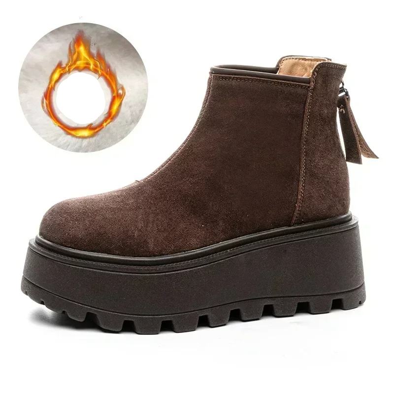 FrostStep Suede Ankle Boots