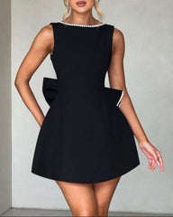 Enchantress Bow Mini Dress