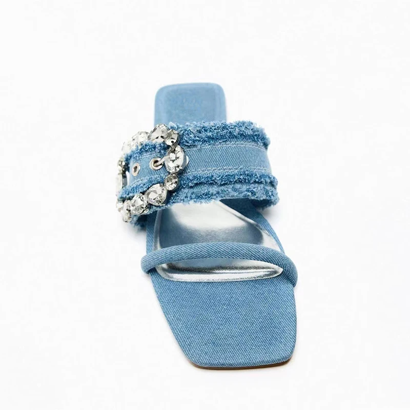 LuminaWalk Denim Slippers