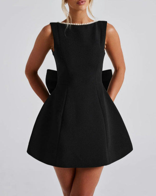 Enchantress Bow Mini Dress