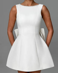 Enchantress Bow Mini Dress
