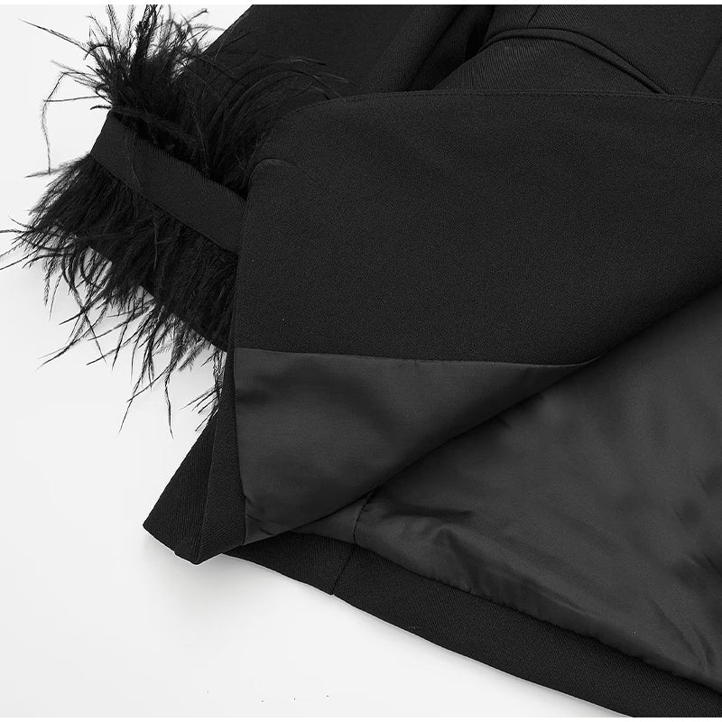 Cora Feather Blazer