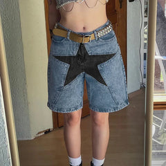North Star Denim Shorts