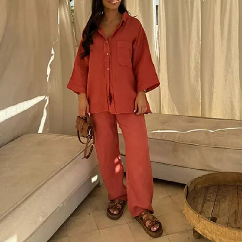 Leisure Linen Suit