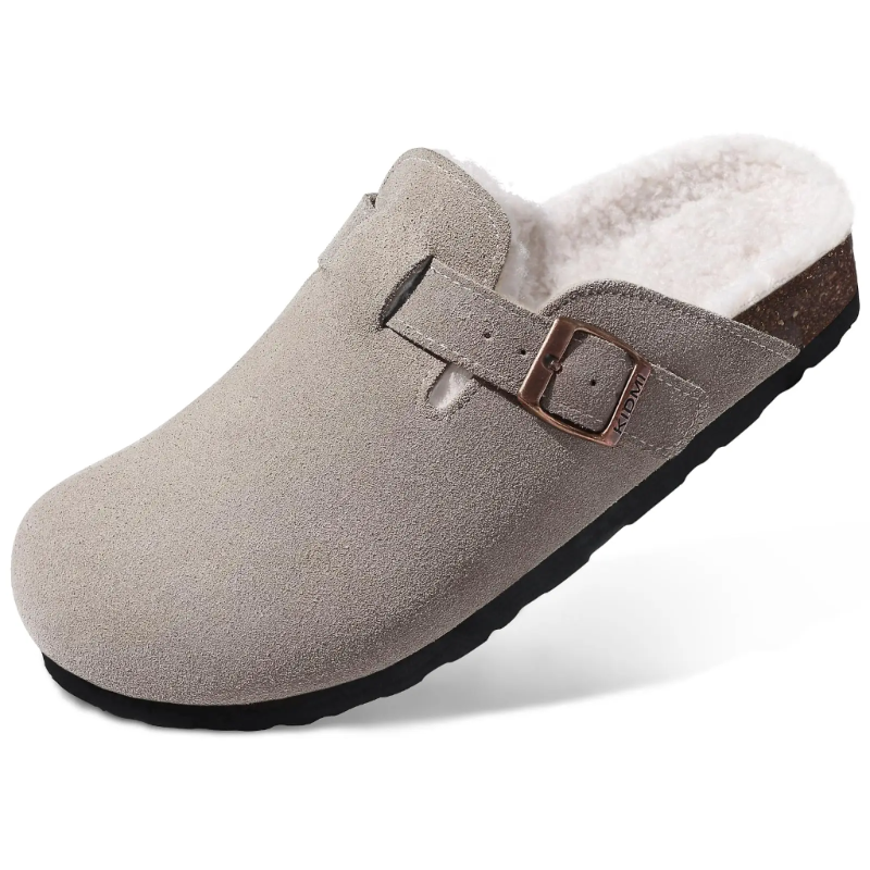 ArcticWarm Fuzzy Suede Slippers