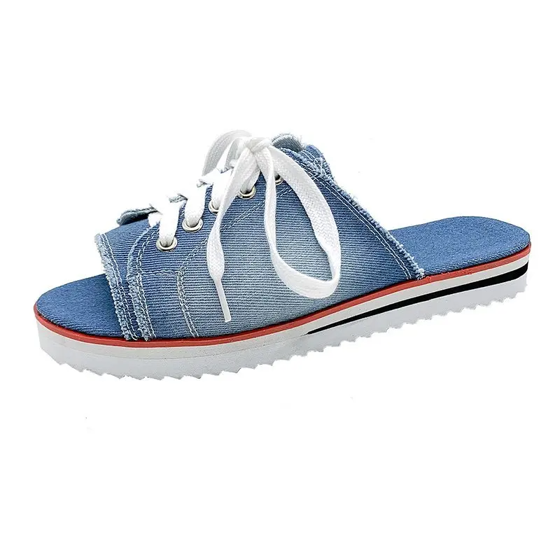 Mandinga Denim Tennis Slippers
