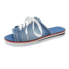 Mandinga Denim Tennis Slippers