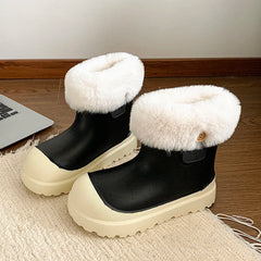 Short Tube Thick Sole Comfortable Non-slip Rubber Snow Boot