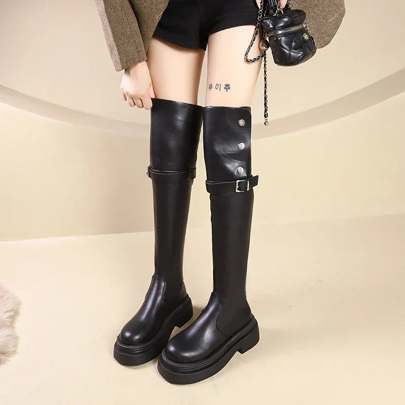 Elegant Stylish Chic Comfortable Modern Trendy Knee High Boots