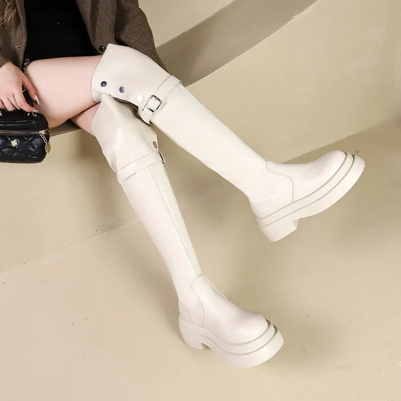 Elegant Stylish Chic Comfortable Modern Trendy Knee High Boots