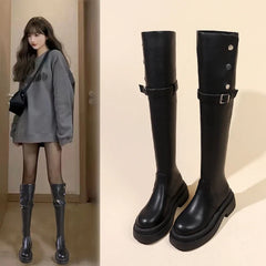 Elegant Stylish Chic Comfortable Modern Trendy Knee High Boots