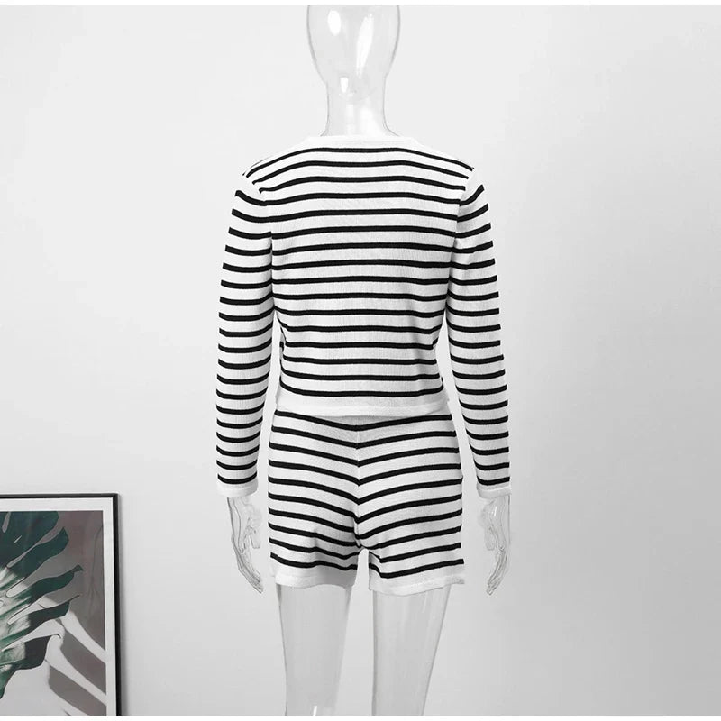 O-Neck Elegance Knit Set