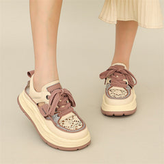 Serene Sovereigns Lace-Up Sandals