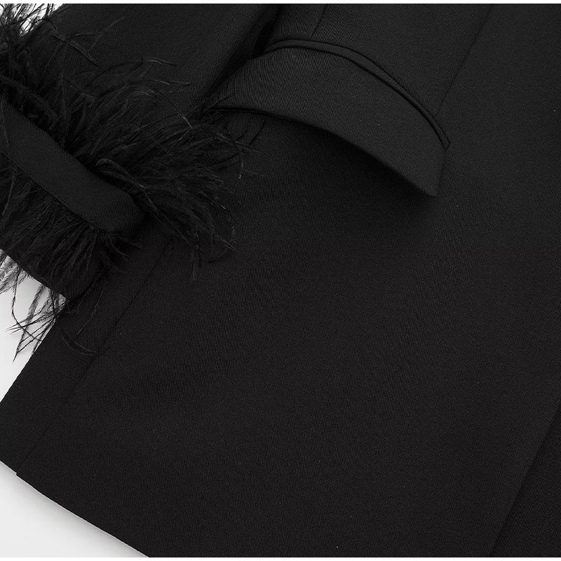Cora Feather Blazer
