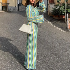 Feminine Flare Maxi Dress