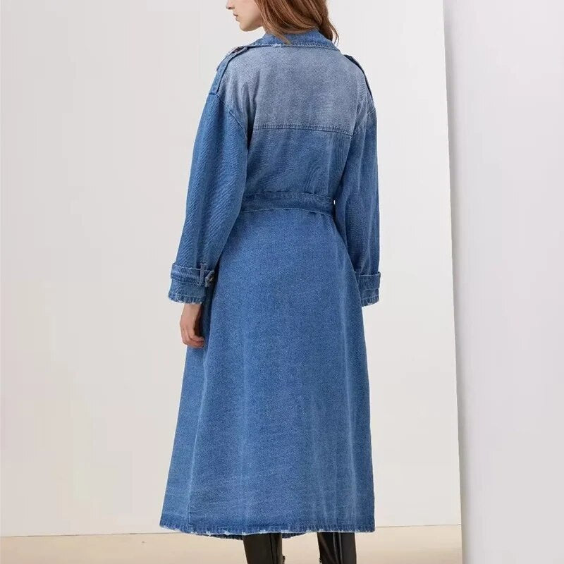 Gina Vintage Denim Trench