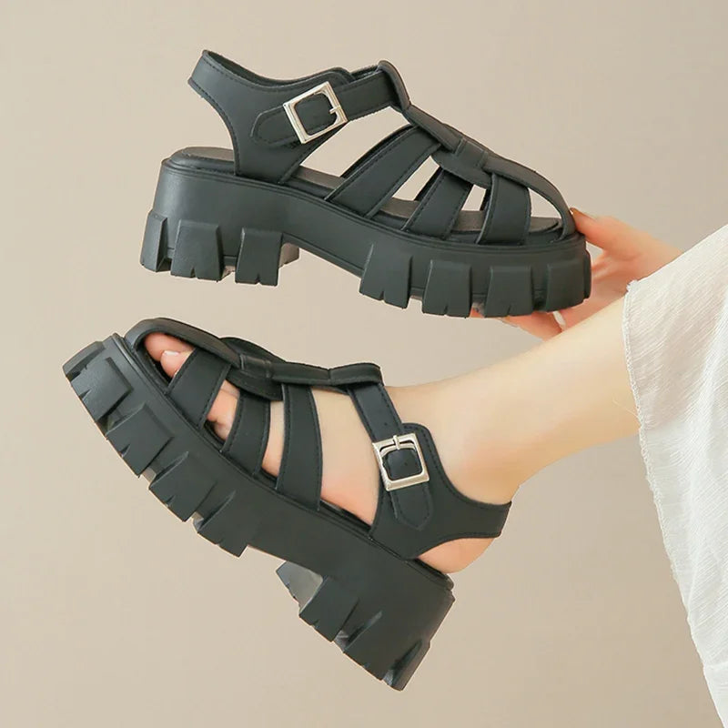 Veneto Roman Platform Sandals
