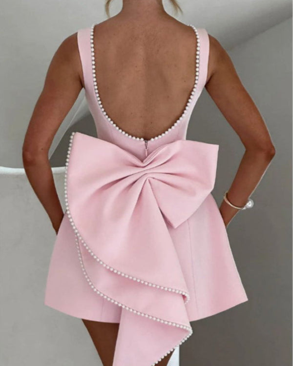 Enchantress Bow Mini Dress